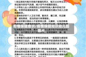 疫情保健意识/疫情保健知识幼儿园图片