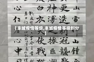 【丰城疫情等级,丰城疫情等级划分】