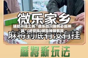 辅助开挂工具“微乐四川麻将必赢神器”(透视挂)辅助神器教程