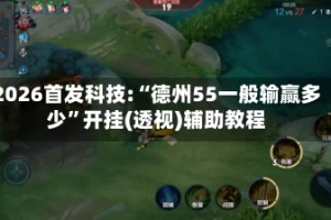 2026首发科技:“德州55一般输赢多少”开挂(透视)辅助教程