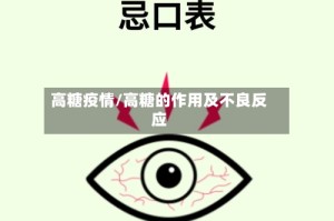 高糖疫情/高糖的作用及不良反应