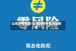 山东中等疫情/山东疫情中低风险地区