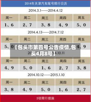 【包头市第四号公告疫情,包头4月8号】-第3张图片