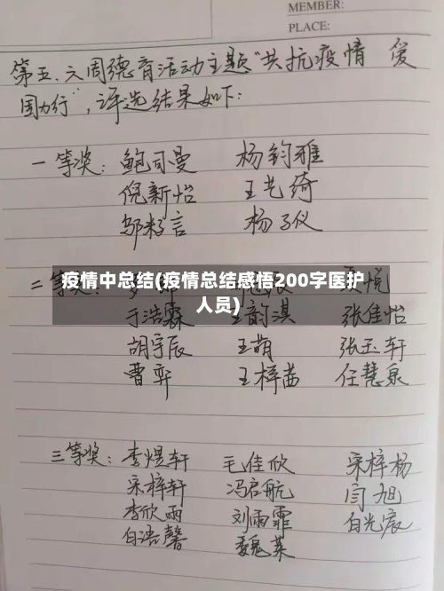 疫情中总结(疫情总结感悟200字医护人员)-第2张图片
