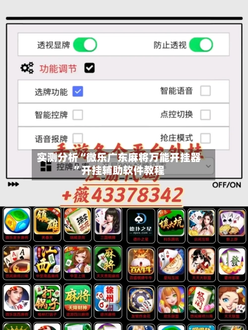 实测分析“微乐广东麻将万能开挂器”开挂辅助软件教程-第2张图片