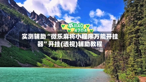 实测辅助“微乐麻将小程序万能开挂器”开挂(透视)辅助教程-第2张图片