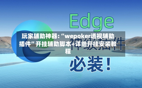 玩家辅助神器:“wepoker透视辅助插件”开挂辅助脚本+详细开挂安装教程-第2张图片