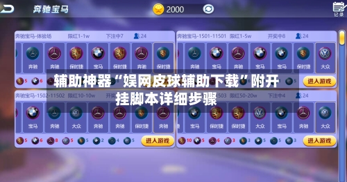 辅助神器“娱网皮球辅助下载”附开挂脚本详细步骤-第2张图片