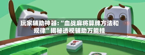 玩家辅助神器:“血战麻将算牌方法和规律”揭秘透视辅助万能挂-第2张图片