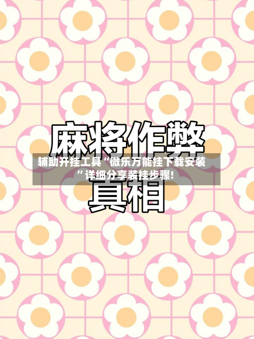 辅助开挂工具“微乐万能挂下载安装”详细分享装挂步骤!-第1张图片