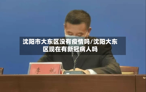 沈阳市大东区没有疫情吗/沈阳大东区现在有新冠病人吗-第2张图片